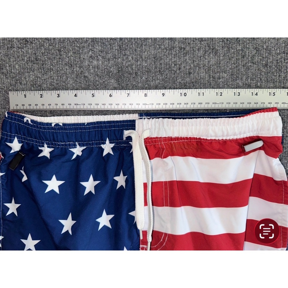 Men's Board Shorts Patriotic US Flag American Flag Swim Trunks Fourth of July 36 - Picture 4 of 6